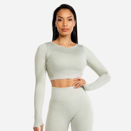 SQUATWOLF Športový Top Seamless Crop Top Ice S