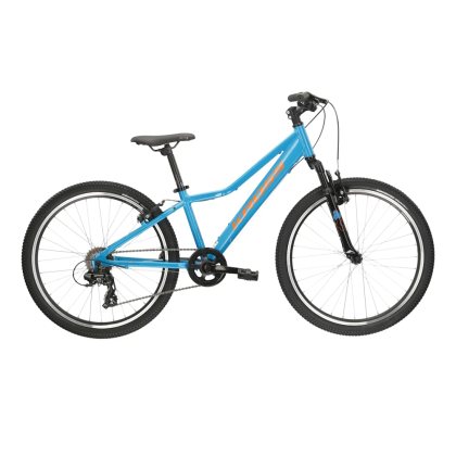 Kross Hexagon JR 1.0 24" - model 2025 modrá / oranžová / lesk - S (12", 130-150 cm)