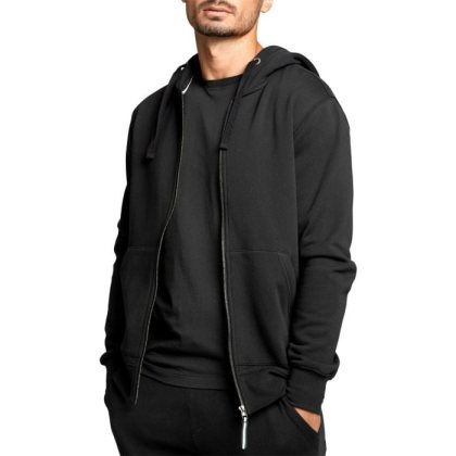 BJÖRN BORG Mikina Borg Zip Hood Centre Black Beauty S