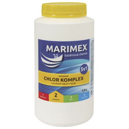 Bazénová chémia MARIMEX Komplex 5v1 1,6 kg