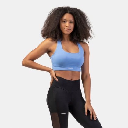 NEBBIA Športová podprsenka Active Medium Impact Light Blue XS