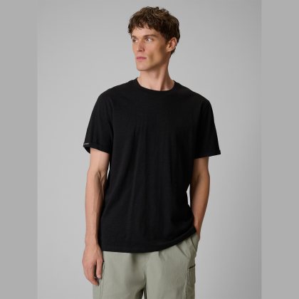 T-shirt regular hladký pánsky - čierny