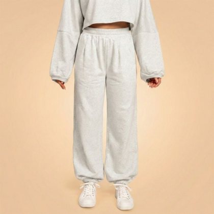 BeastPink Dámske tepláky Bliss Grey XLXL