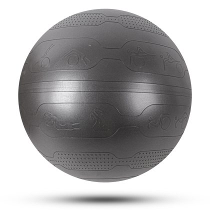 inSPORTline Stretch Ball 65 cm čierna