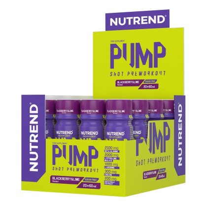 Pump Shot - Nutrend 20 x 60 ml. Rainbow
