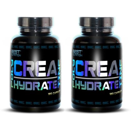 1+1 Zadarmo: Polyhydrate Creatine - Best Nutrition 120 kaps. + 120 kaps.