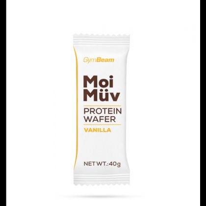 GymBeam MoiMüv Protein Wafer vanilka