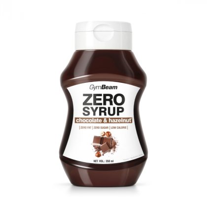 GymBeam ZERO SIRUP čokoláda a lieskový oriešok lieskový orech čokoláda