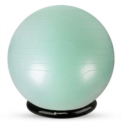 inSPORTline Stretch Ball 65 cm se základnou BallBase mint