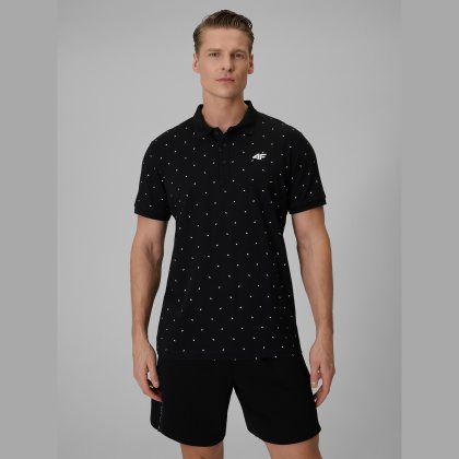 Regular polo tričko pánske - čierne