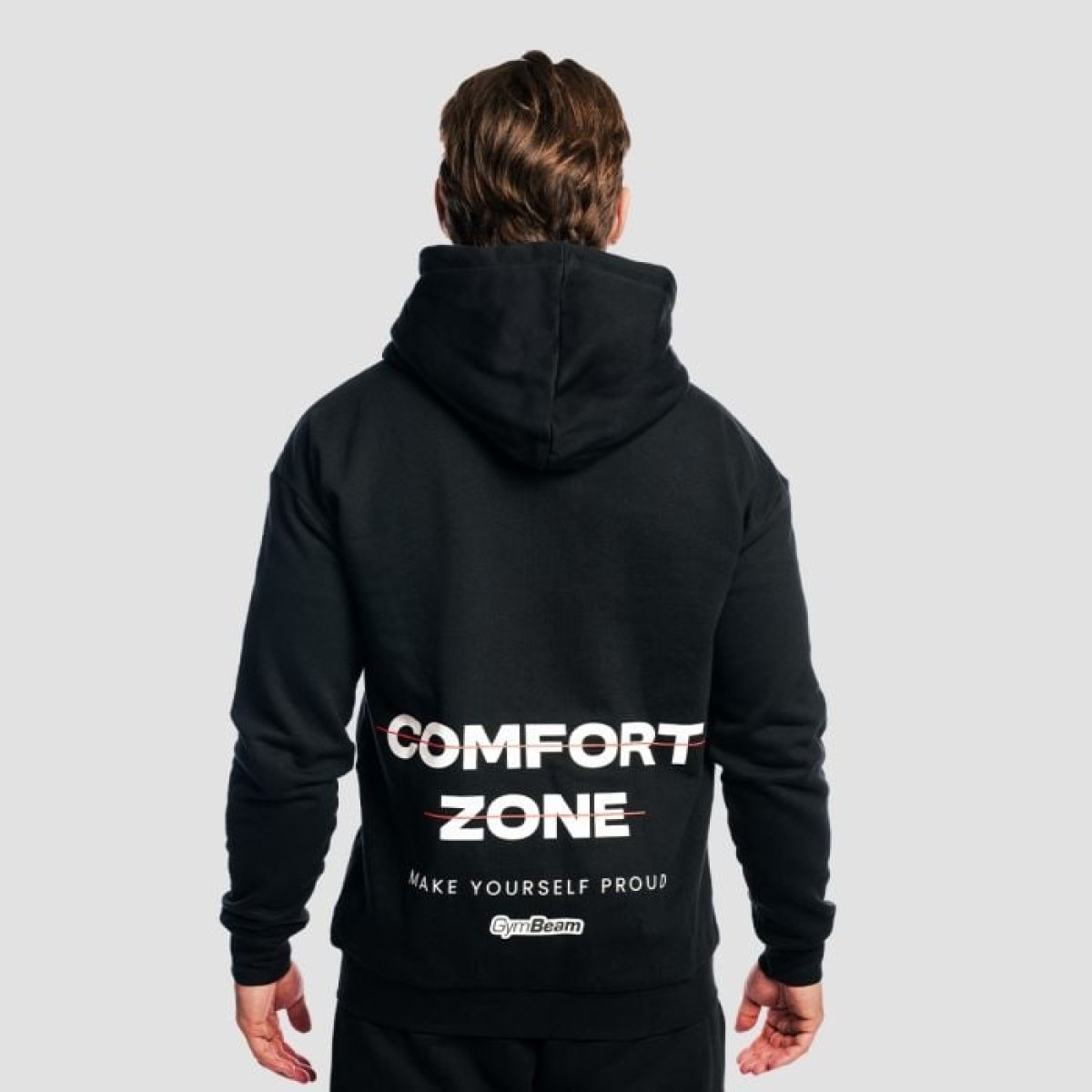 GymBeam Mikina so zipsom Zone Black M · záber 1