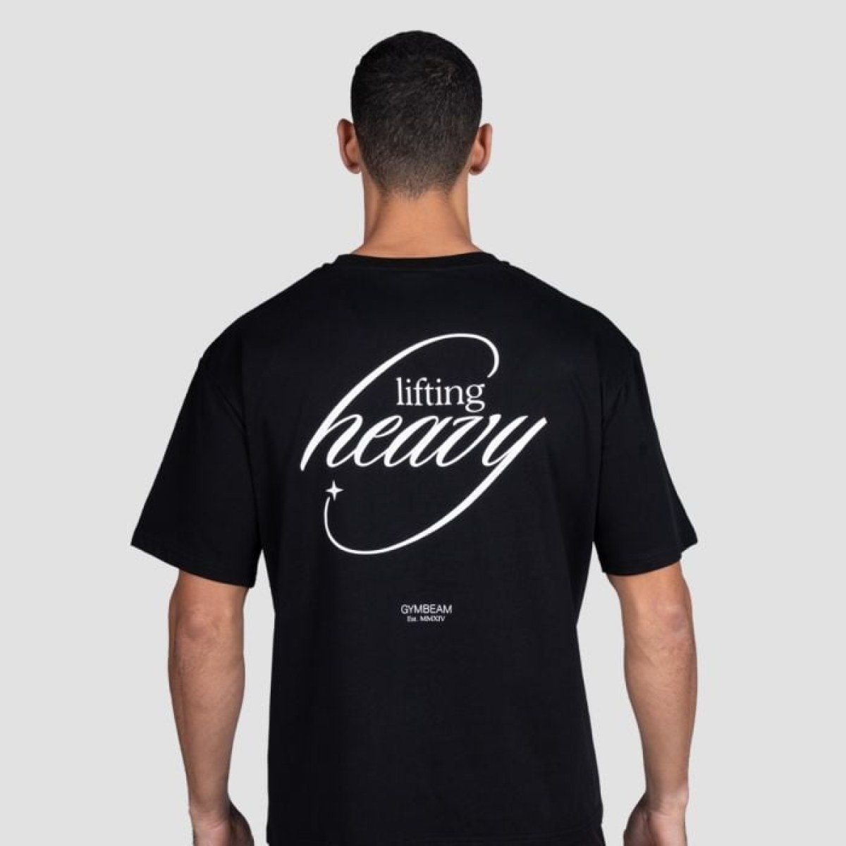 GymBeam Tričko Lifting Heavy Black L · záber 1
