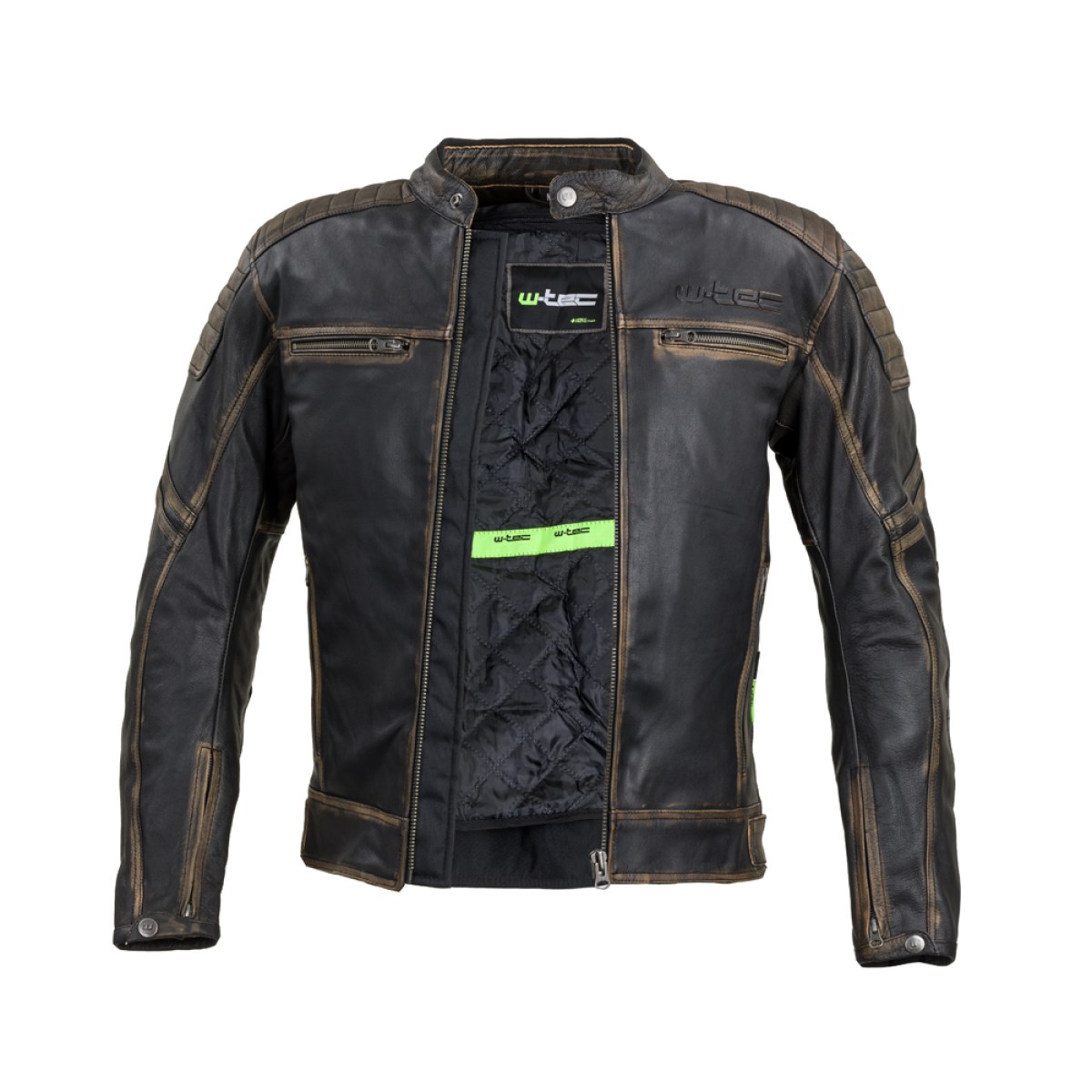 Kožená moto bunda W-TEC Mungelli - Veľkosť: S · záber 2