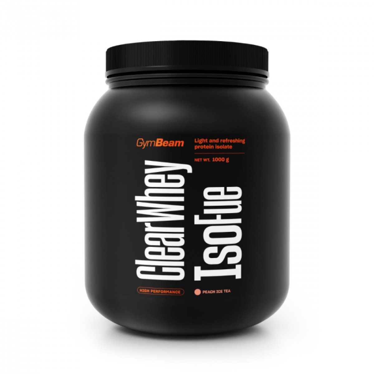 GymBeam Clear Whey IsoFue broskyňa ľadový čaj - Príchuť: Broskyňa ľadový čaj | Hmotnosť: 1 kg | Balenie: 6 · záber 1