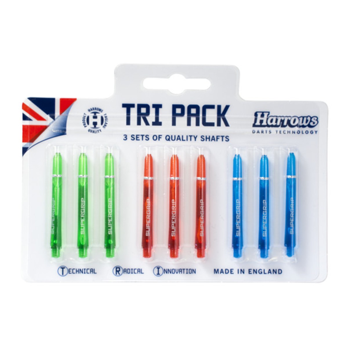 Harrows Supergrip Tri Pack Medium Colour · záber 1