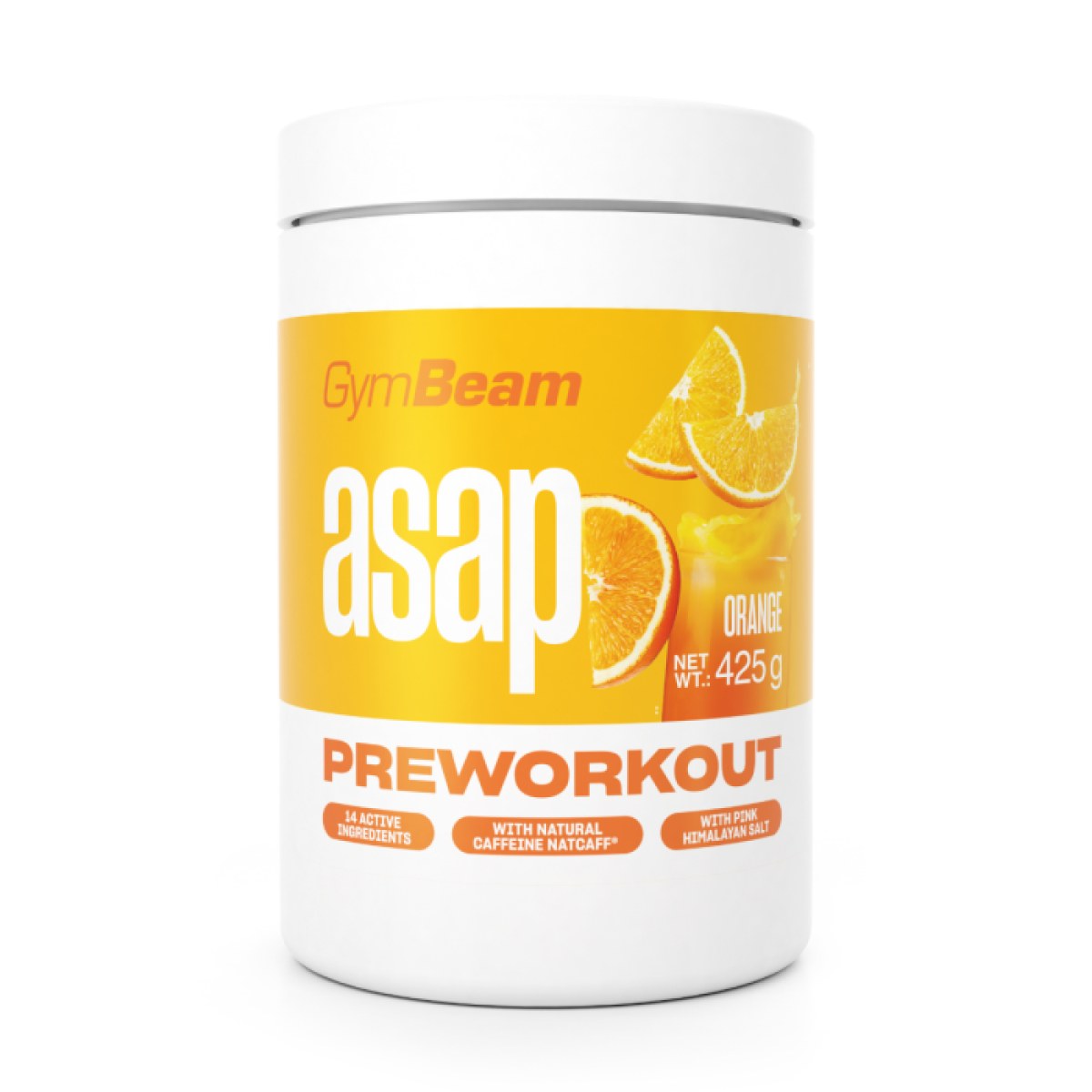 GymBeam ASAP Pre-Workout pomaranč · záber 1