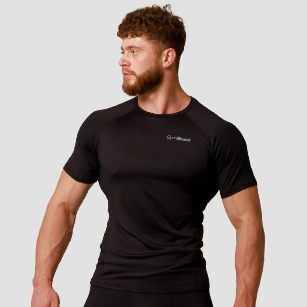 GymBeam Bežecké tričko Pulse Black SS · záber 1