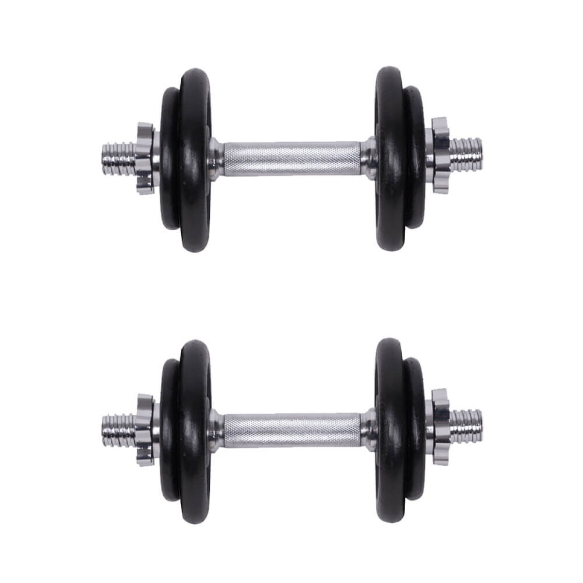 Jednoručky v kufríku inSPORTline set 2x 5-10kg · záber 2
