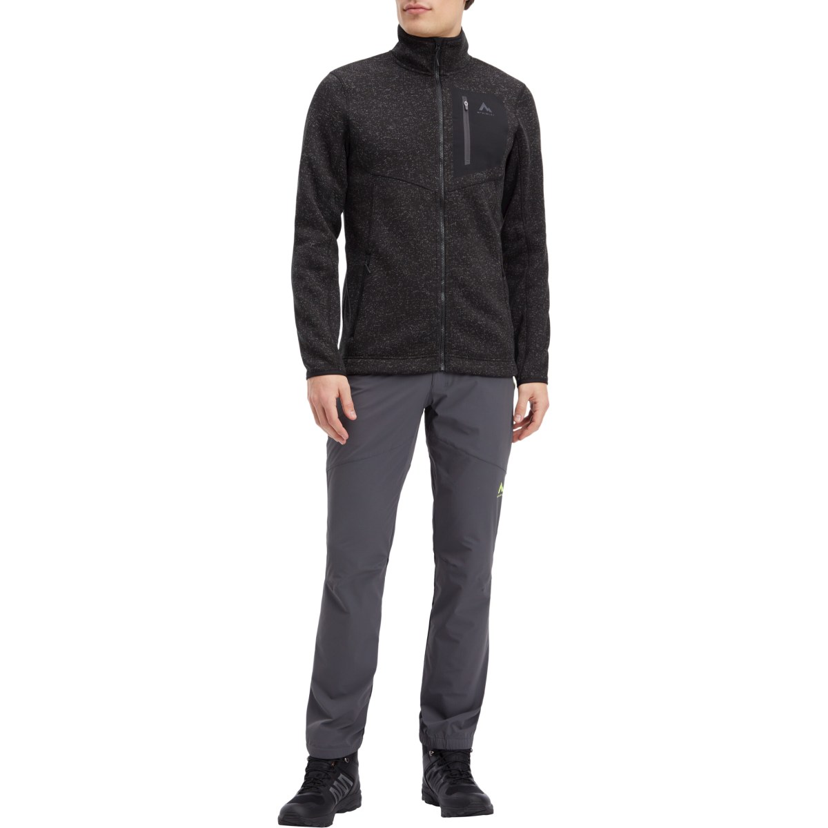 McKinley Skeena III Fleece Jacket - Farba: Čierna · záber 4