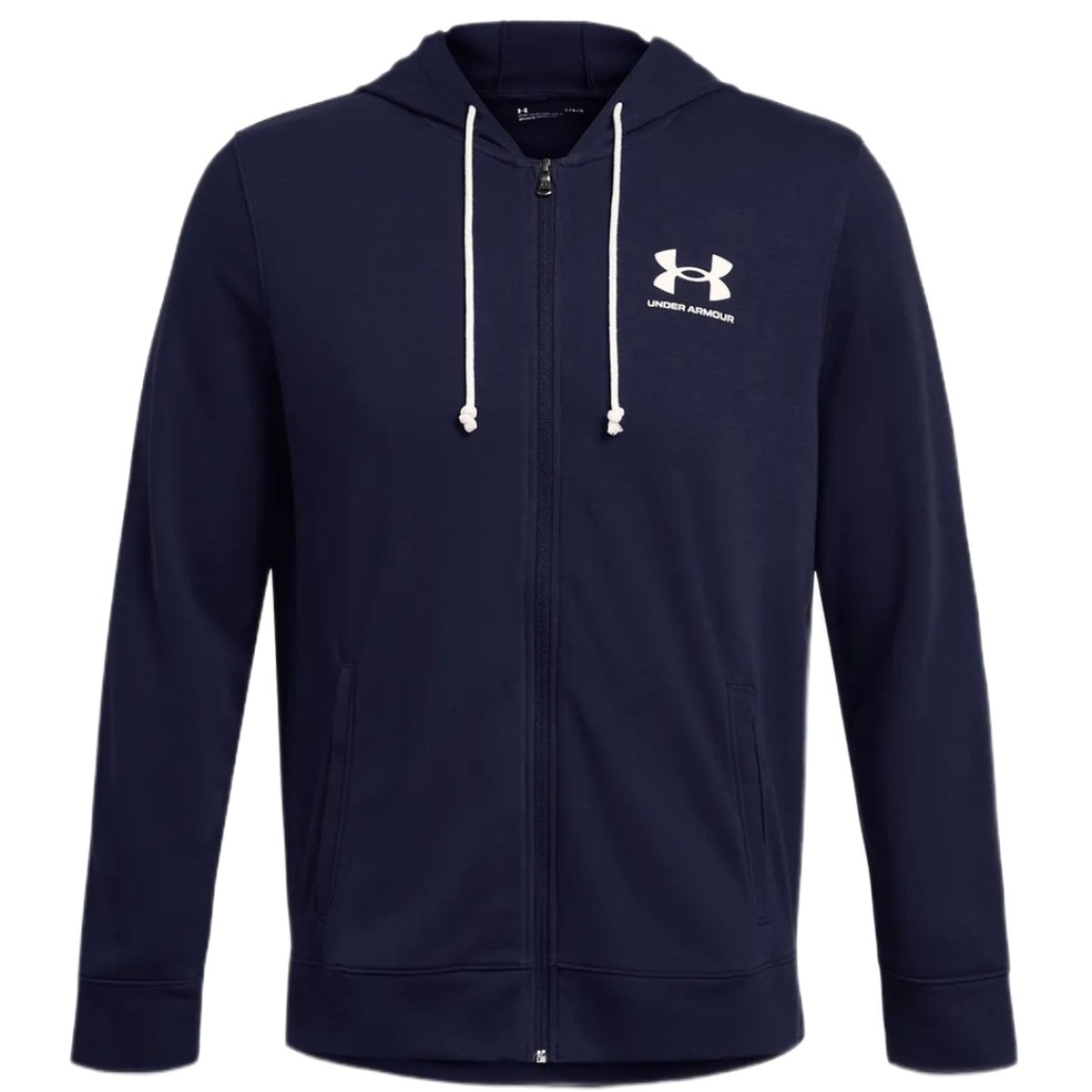 Under Armour UA Rival Terry LC FZ - Veľkosť: L | Farba: Modrá · záber 1