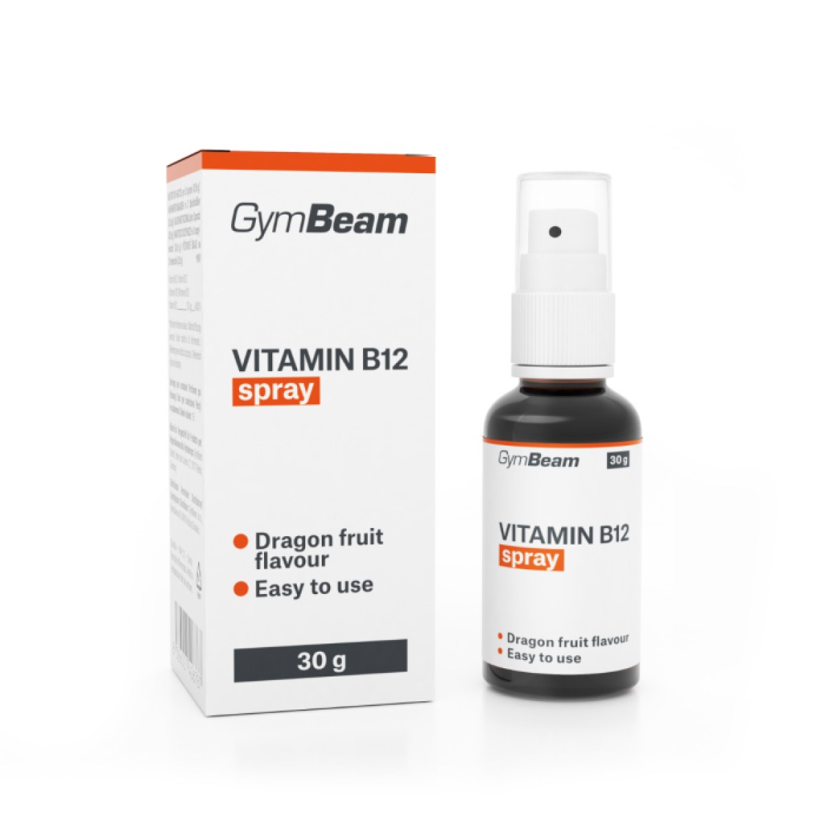GymBeam Vitamín B12 v spreji dragon fruit · záber 1