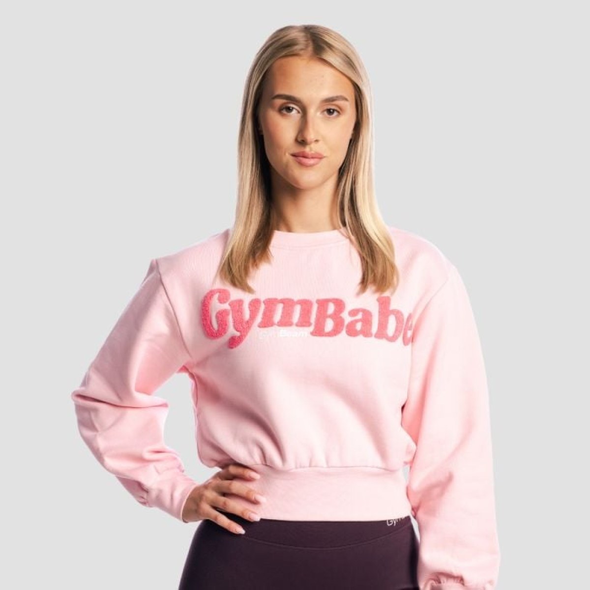 GymBeam Dámska mikina GymBabe Cherrybloom M · záber 1