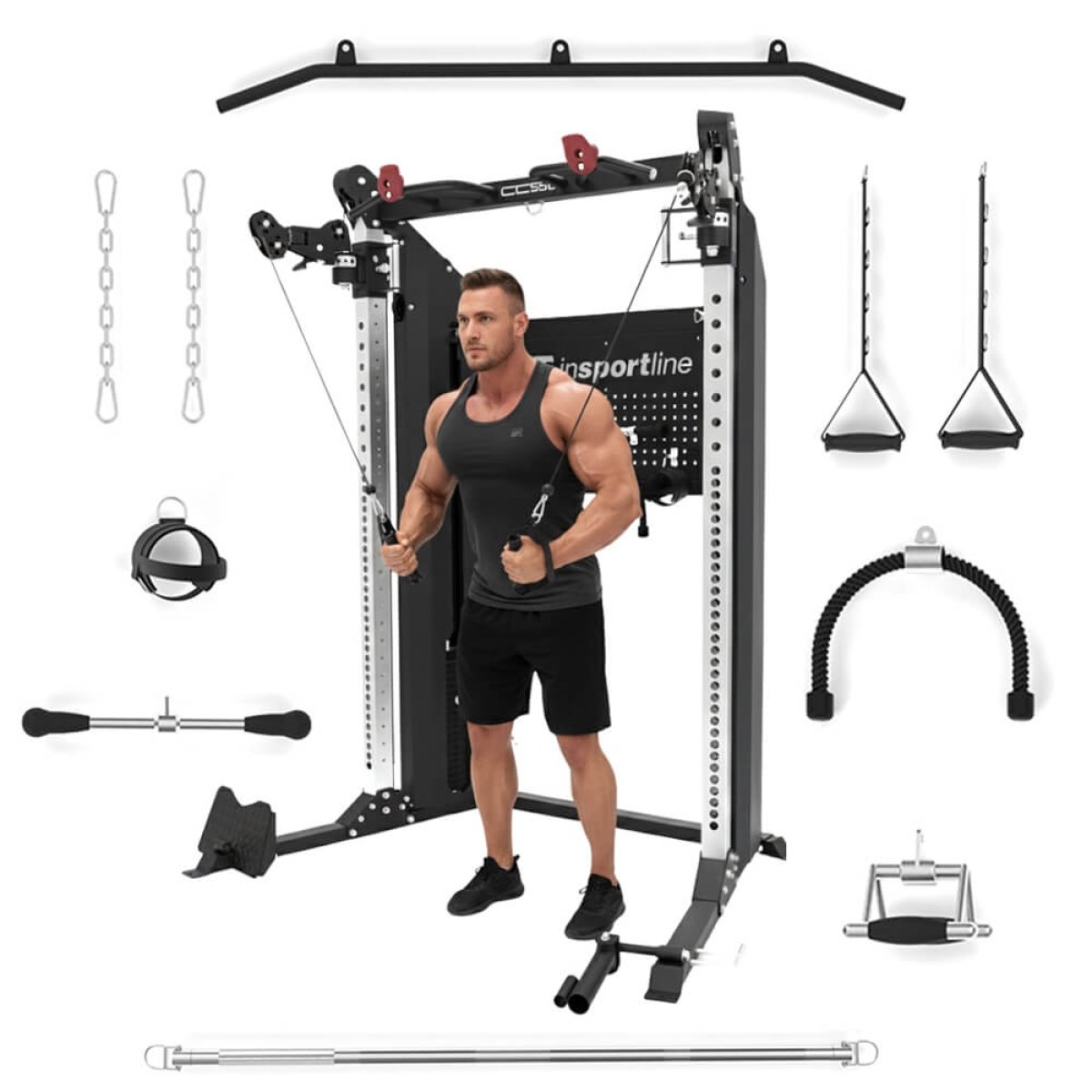 Posilňovací stojan inSPORTline Cable Column CC550 · záber 1