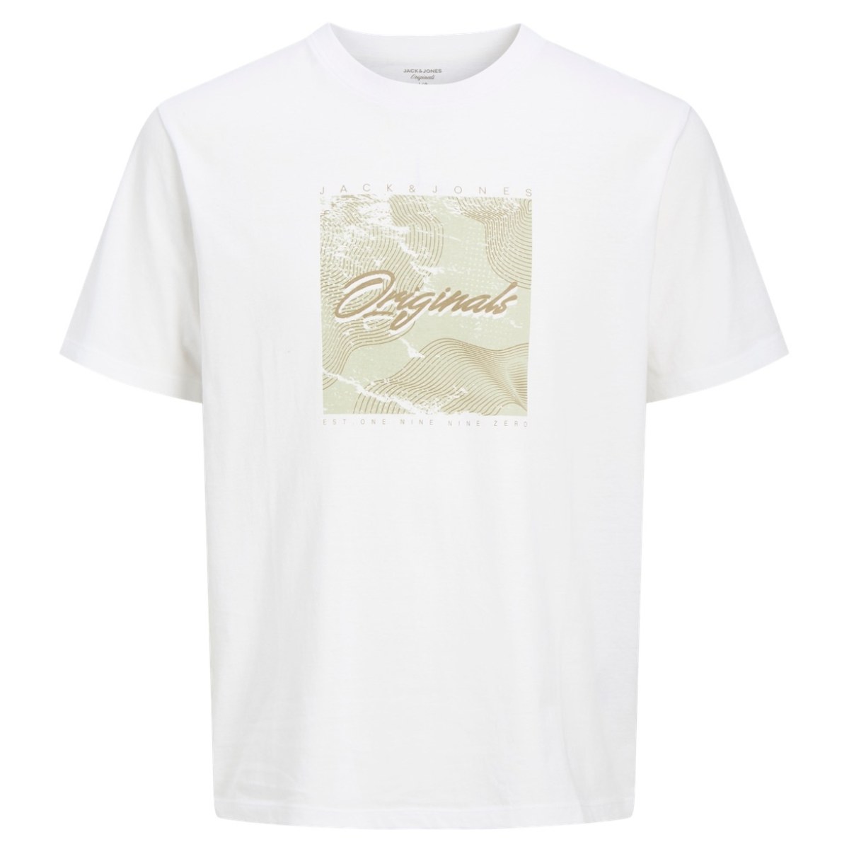 JACK AND JONES Jack&Jones Plain T-shirt - Veľkosť: L | Farba: Biela · záber 1