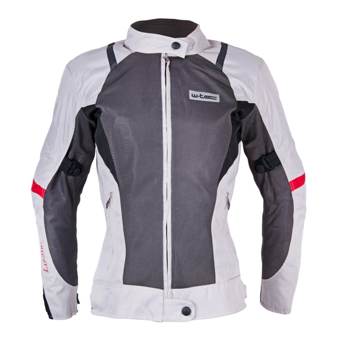 Dámska letná moto bunda W-TEC Lucina - Veľkosť: XL | Farba: Biela · záber 1