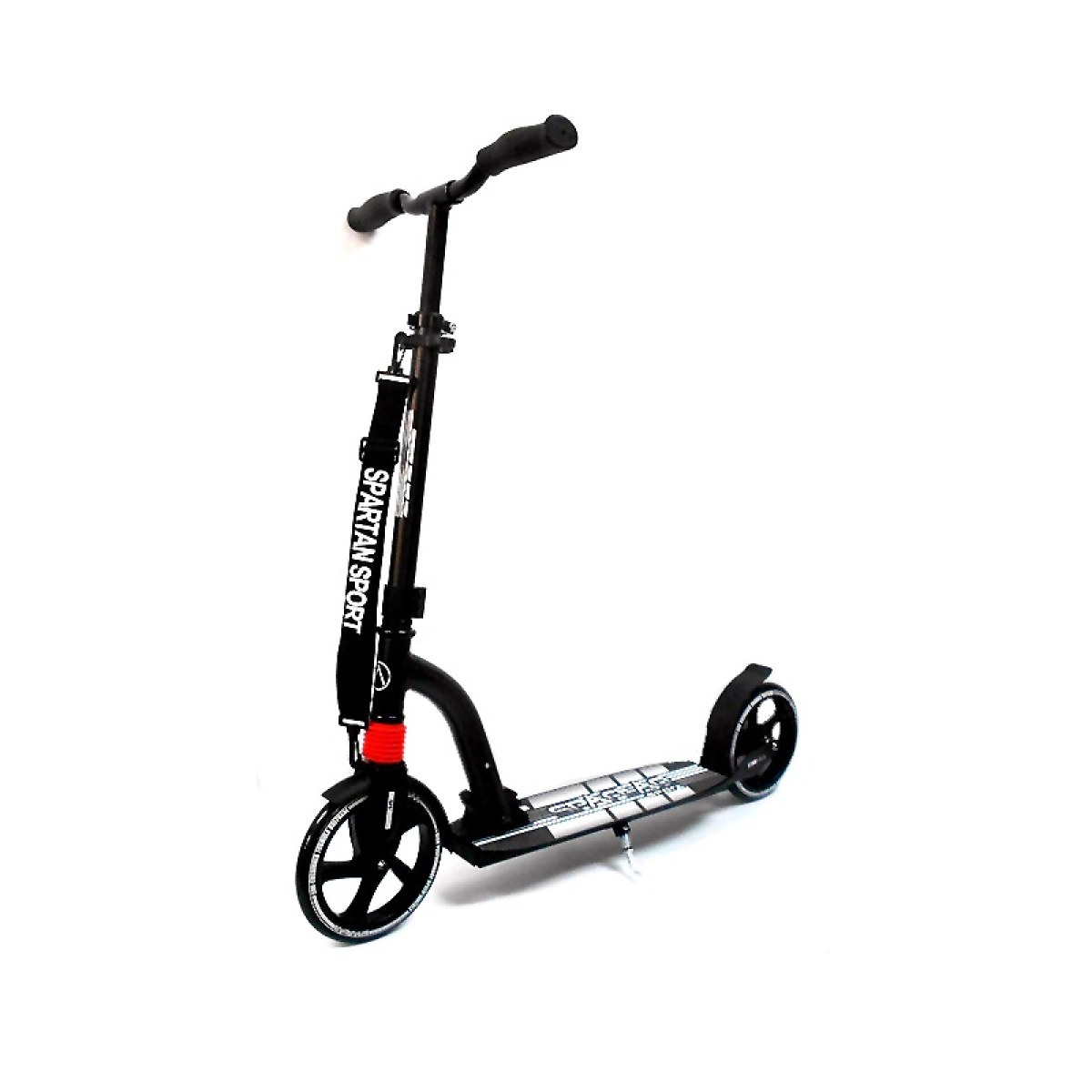 Kolobežka SPARTAN Double Suspension - 203 mm - čierna · záber 1