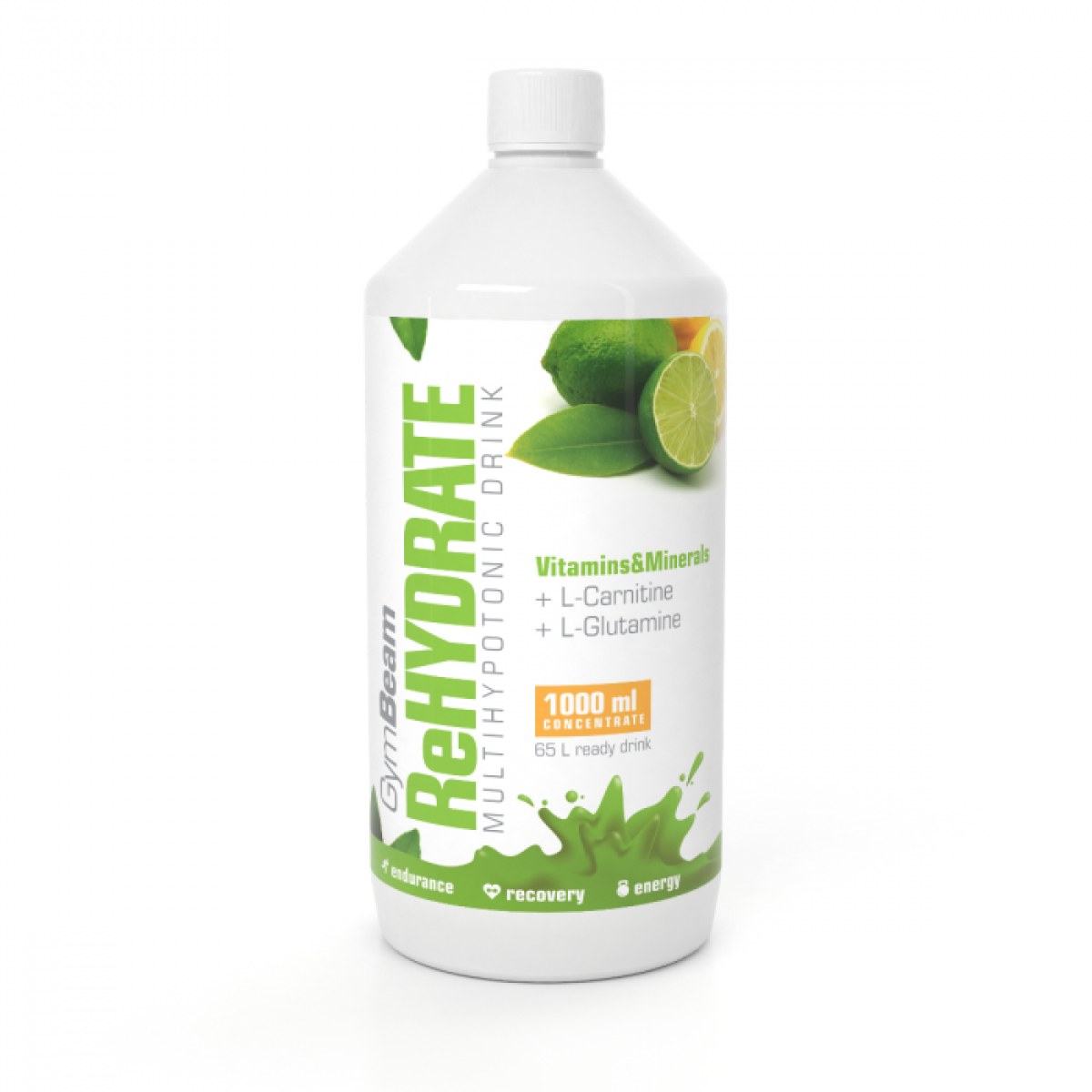 GymBeam Iontový nápoj ReHydrate 1000 ml lesné ovocie · záber 1