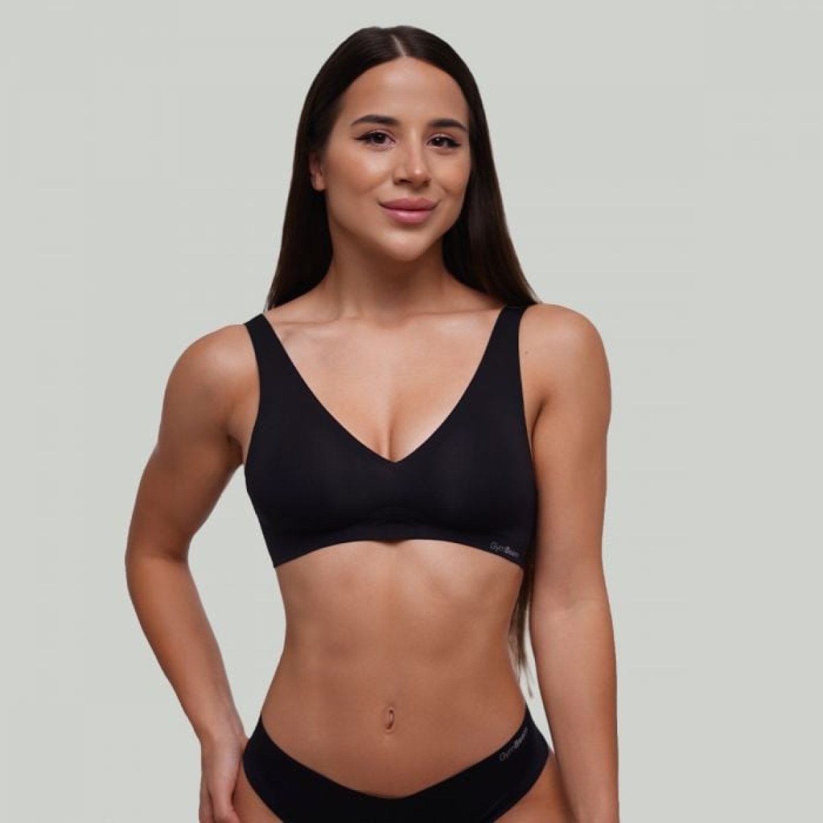 GymBeam Bezšvová podprsenka Black XL · záber 1