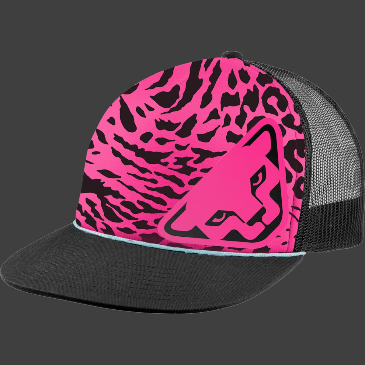 DYNAFIT Graphic Trucker Cap - Farba: Ružová, Fuksiová, Koralová · záber 1