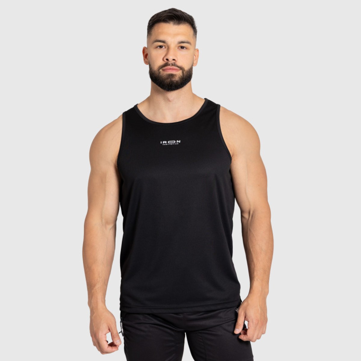 Pánske športové tielko Iron Aesthetics Athlete, čierne · záber 1