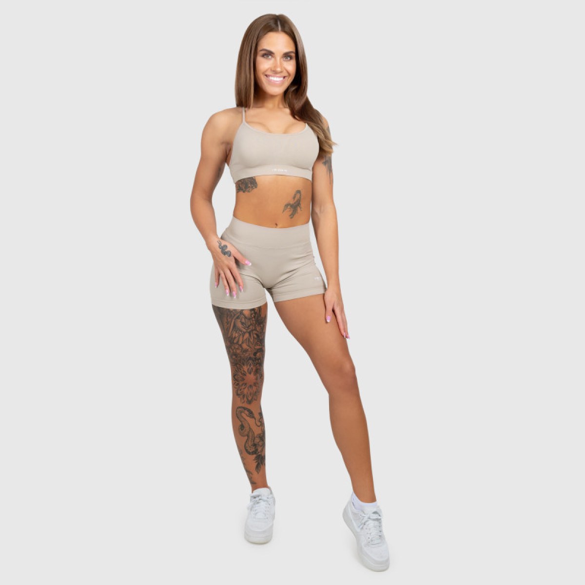Športový set Iron Aesthetics Shape, béžový · záber 1