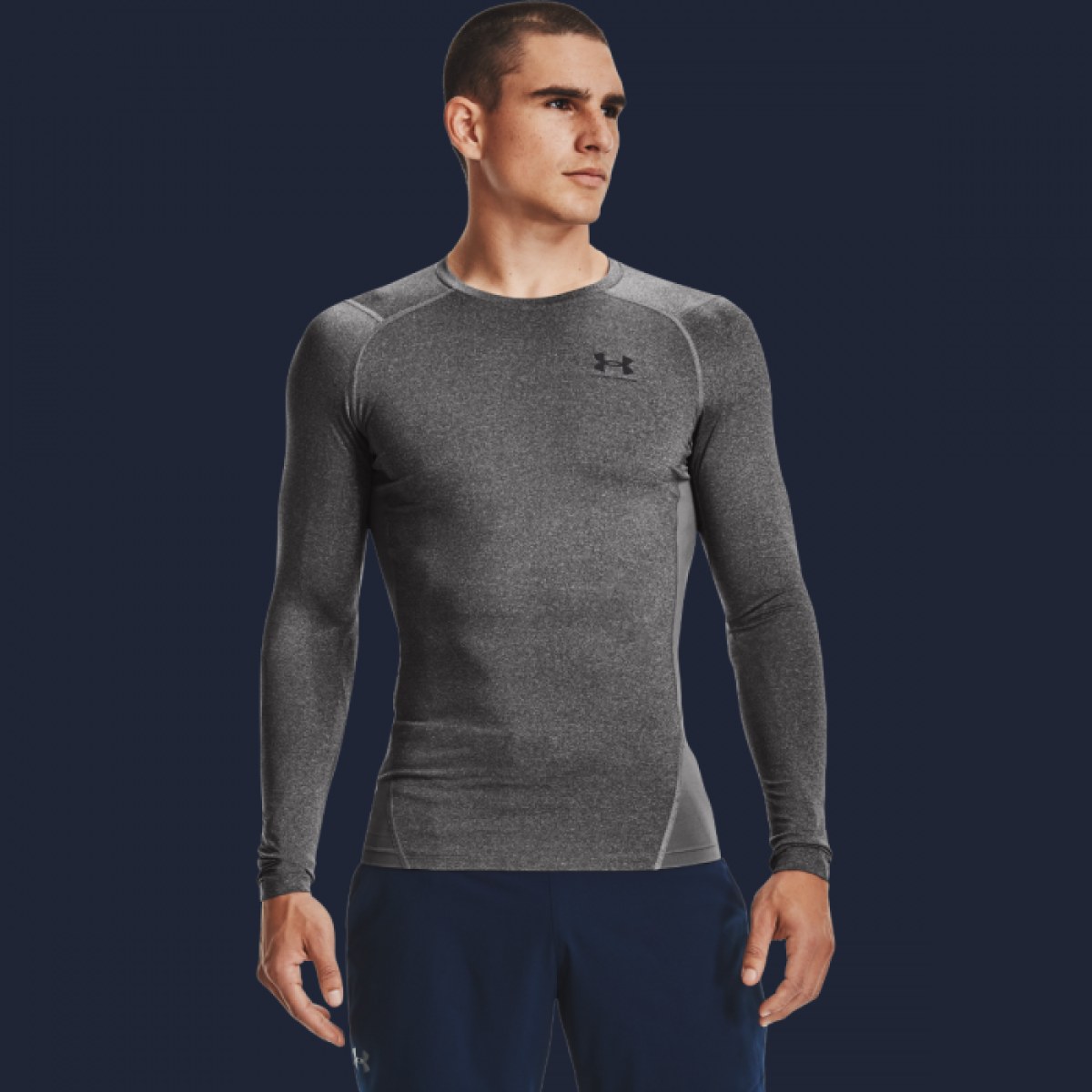 Under Armour Kompresné tričko HG Armour Comp LS Grey XLXL · záber 1