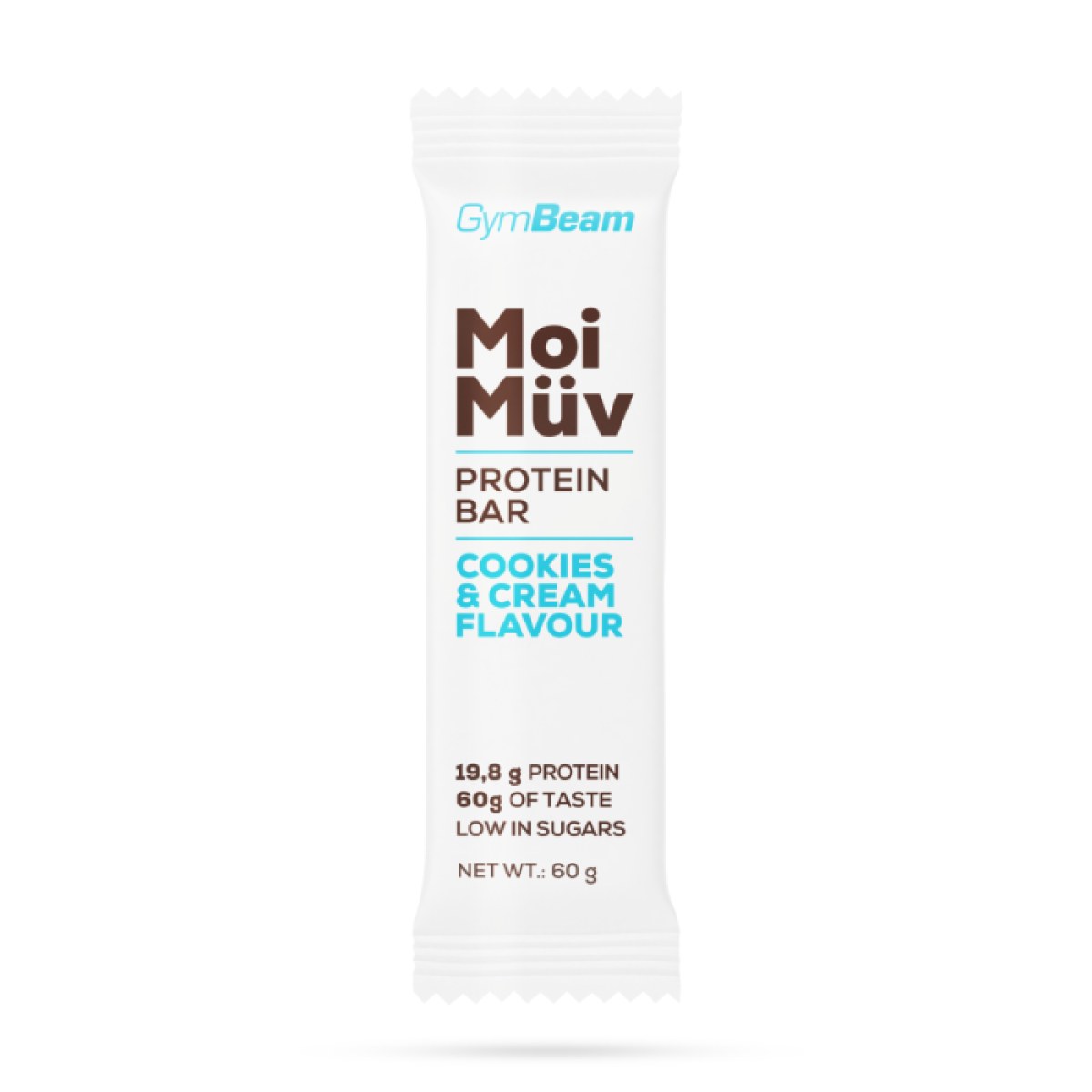 Gymbeam MoiMüv Protein Bar cookies & cream · záber 1