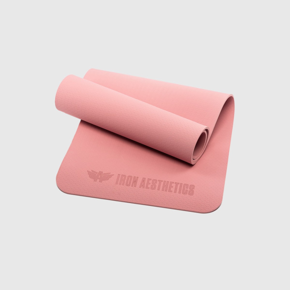 Podložka na cvičenie Iron Aesthetics Yoga Mat, ružová · záber 1