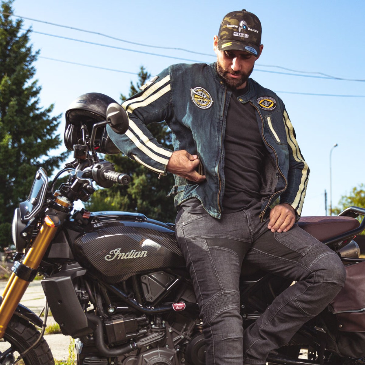 Pánske moto jeansy W-TEC Alfred CE - Veľkosť: 5XL · záber 3