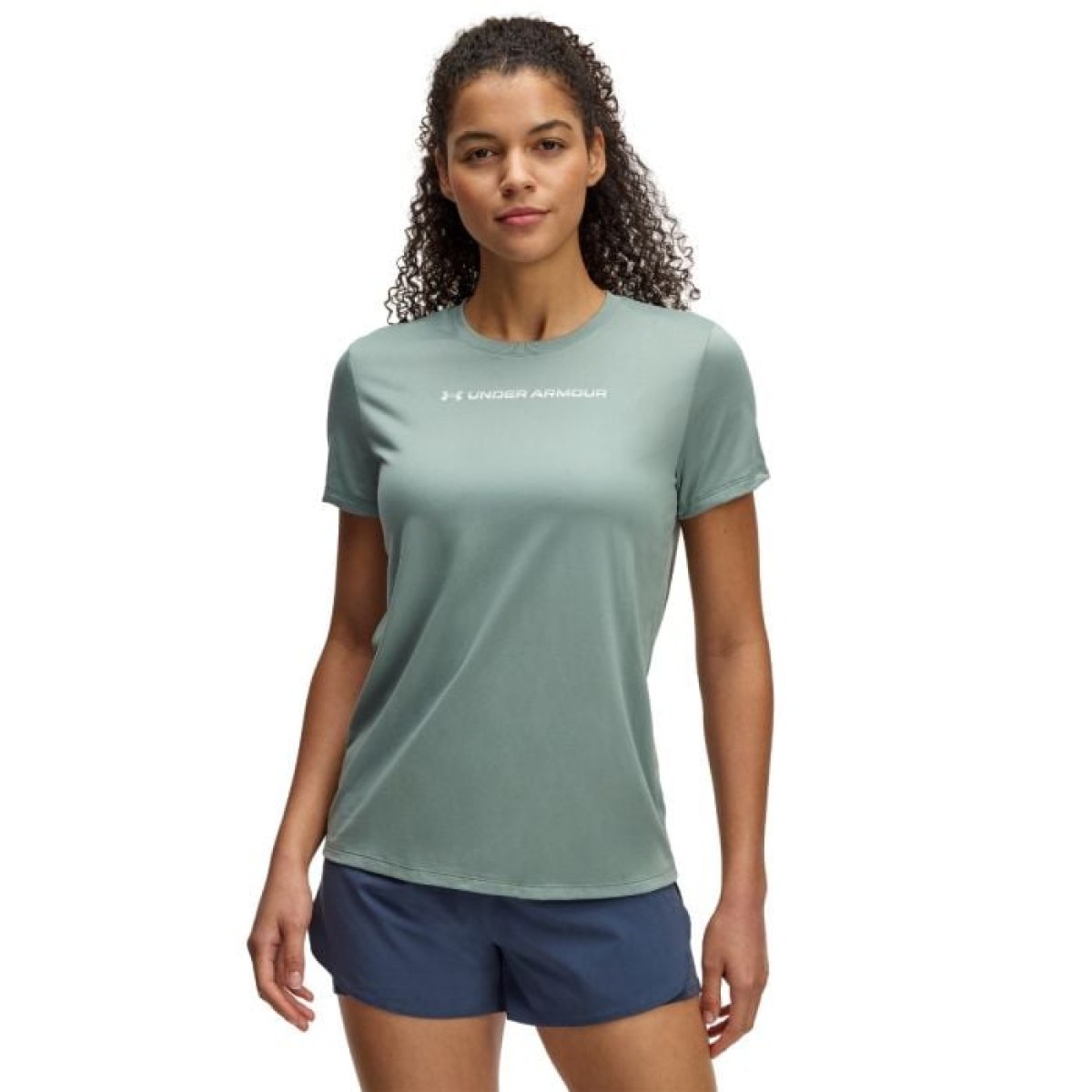 Under Armour Dámske tričko Tech PTH Graphic SSC Green XS · záber 1