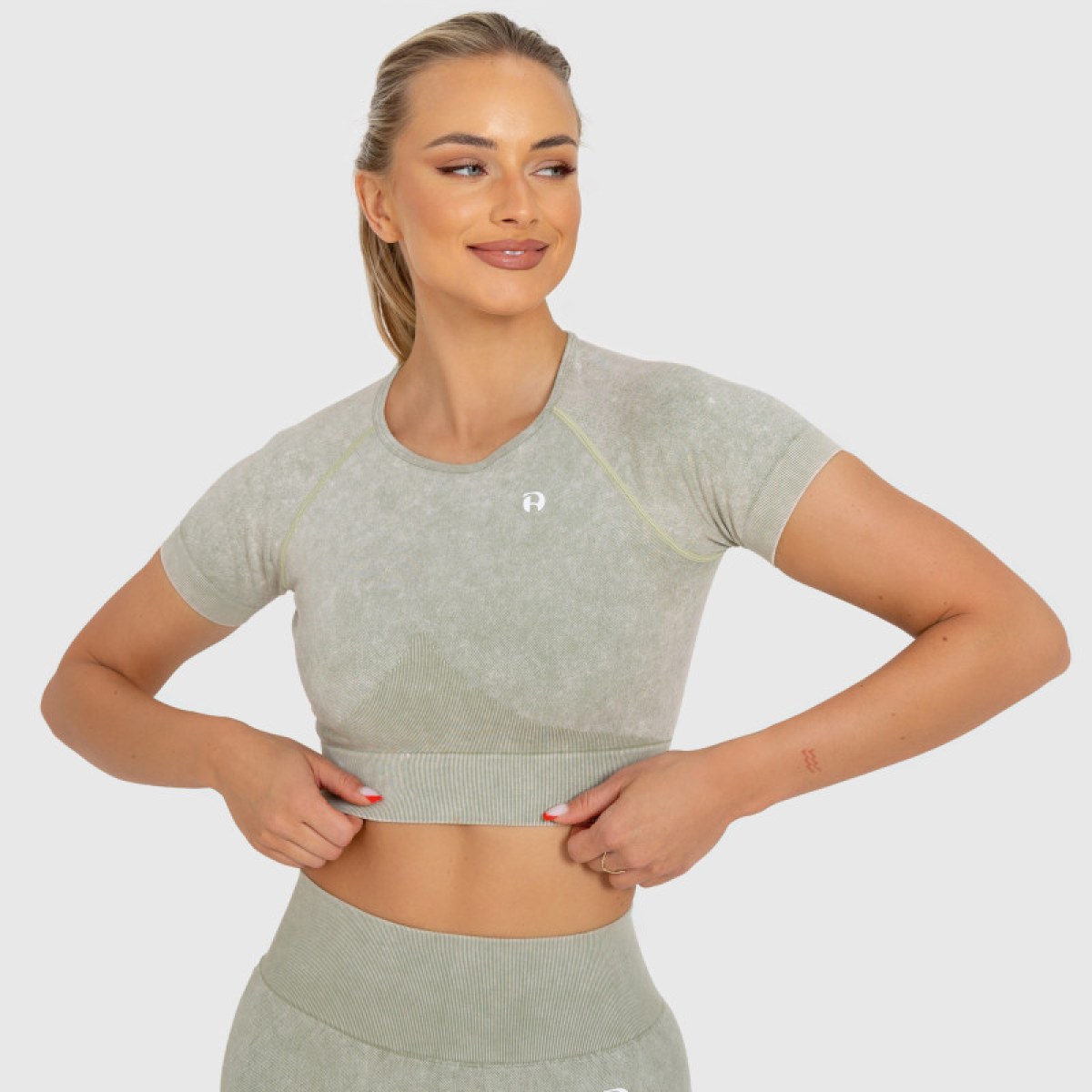 Fitness súprava Iron Aesthetics Faded v1, washed green · záber 2