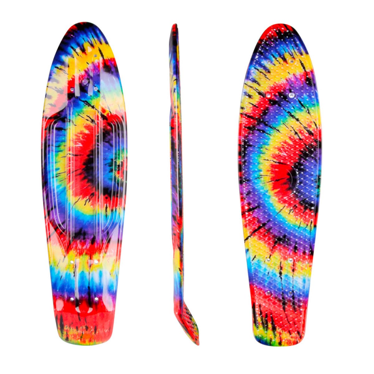 Doska pre pennyboard WORKER Ecidy 22.5*6" - Farba: Duhový Vír · záber 1