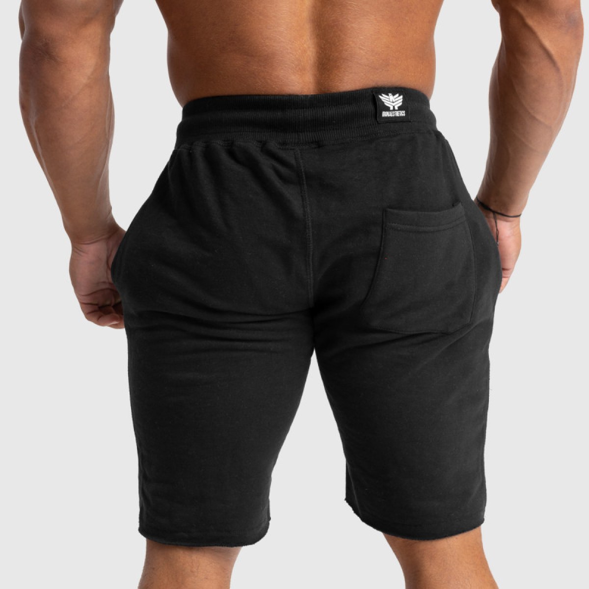 Pánske teplákové kraťasy Iron Aesthetics Force, čierne · záber 3