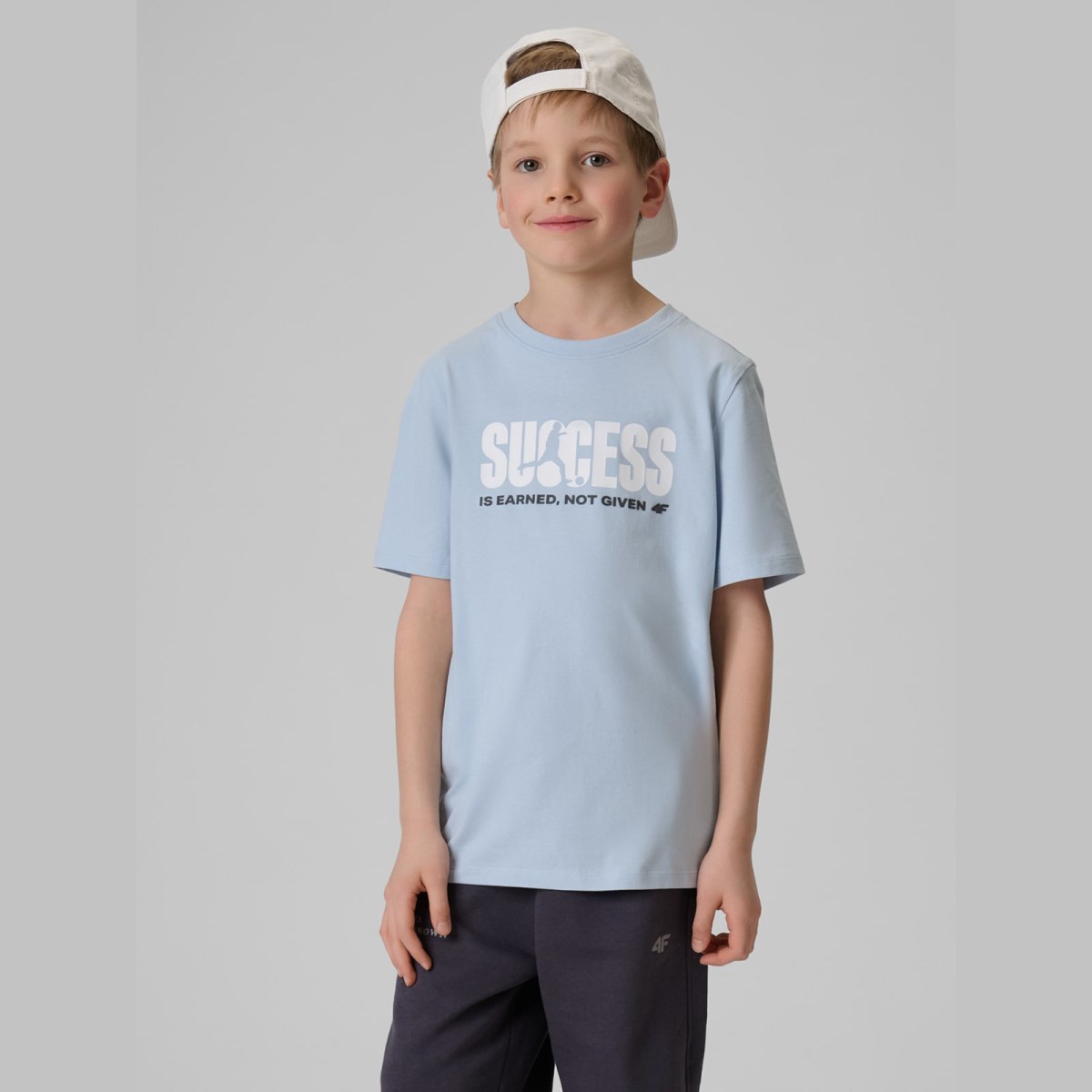 T-shirt regular s potlačou chlapčenský - modrý · záber 7