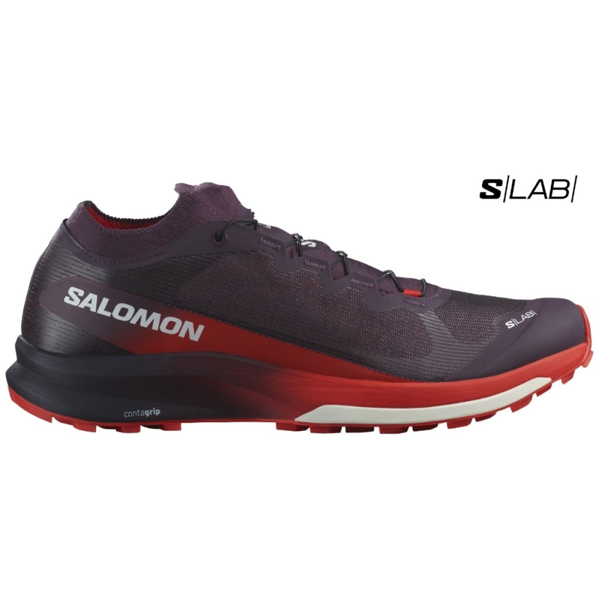 Salomon S/LAB Ultra 3 - Veľkosť: 43 1/3 | Farba: Červená, Fialová · záber 1