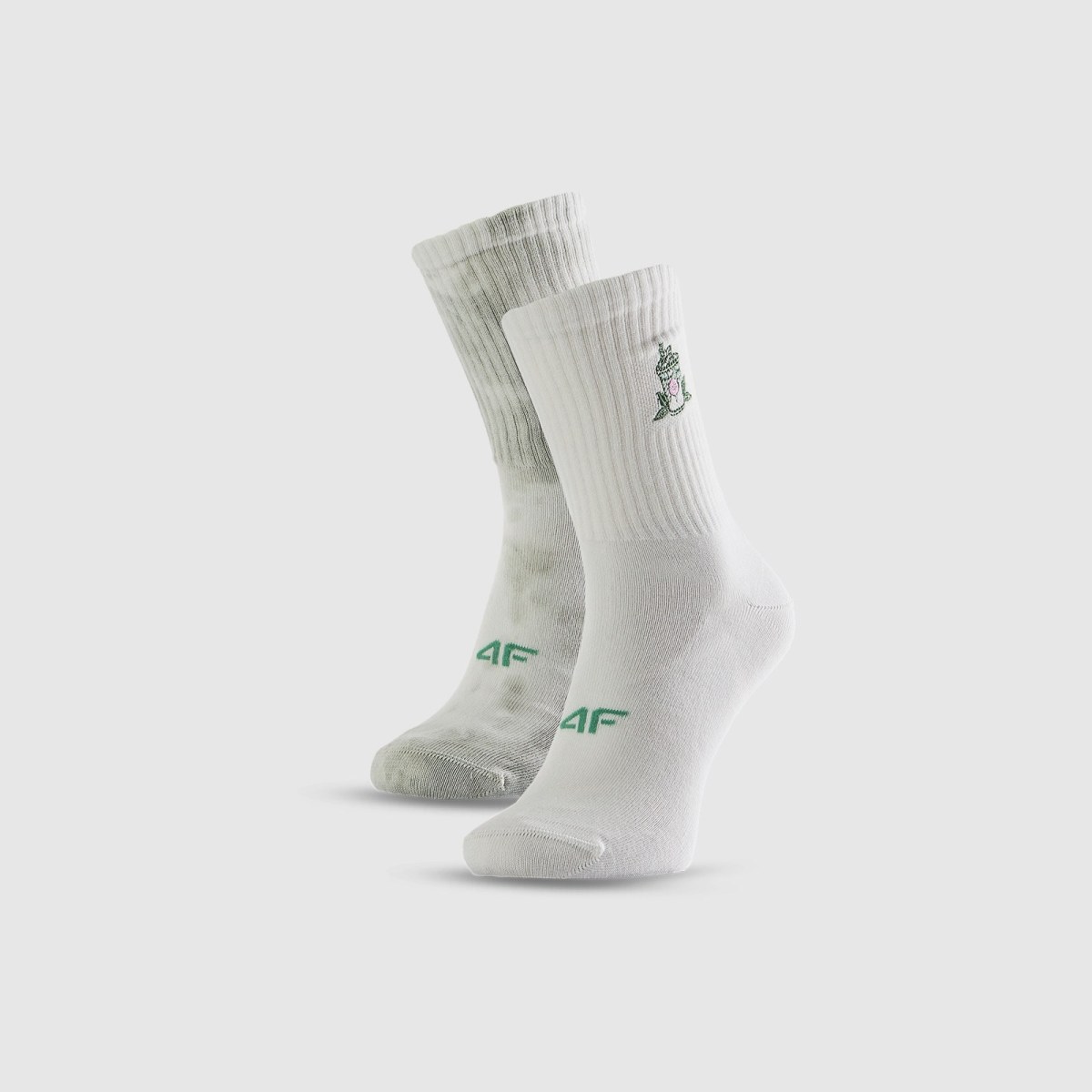 Dámske dlhé ponožky (3-pack) - zelené · záber 1