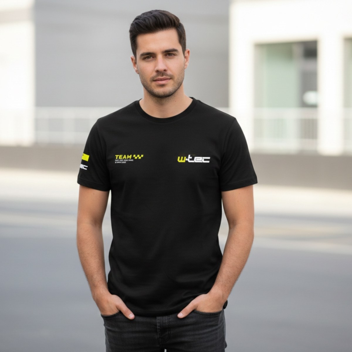 W-TEC Tričko Signature W-TEC čierna - L · záber 1