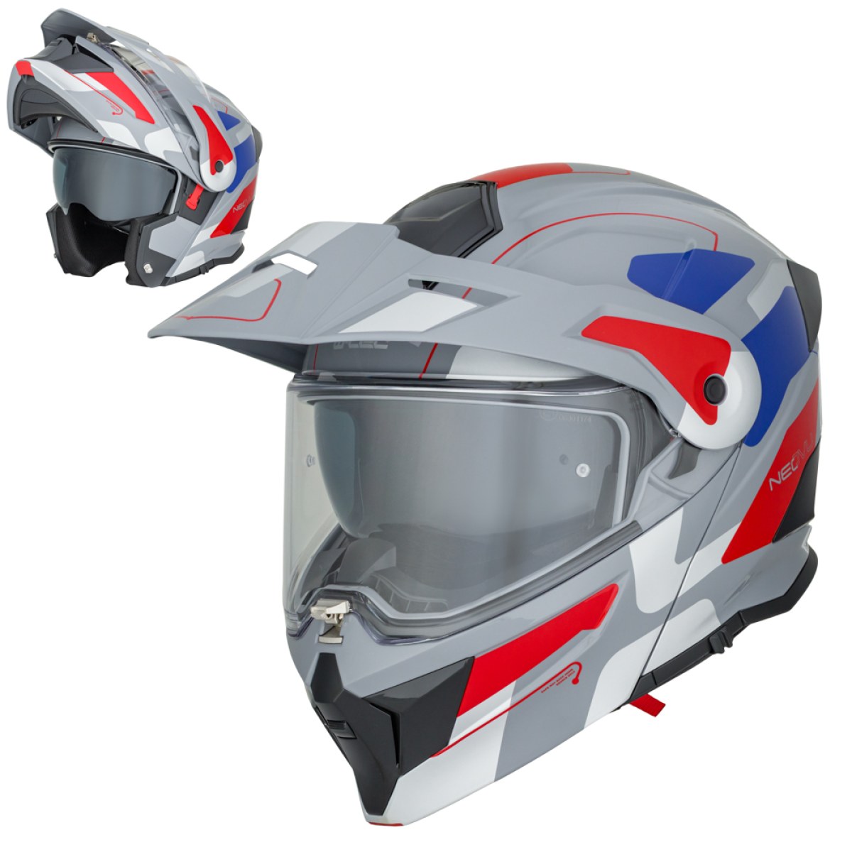 W-TEC Neovu Graphic šedo-červeno-modrá - XL (61-62) · záber 1