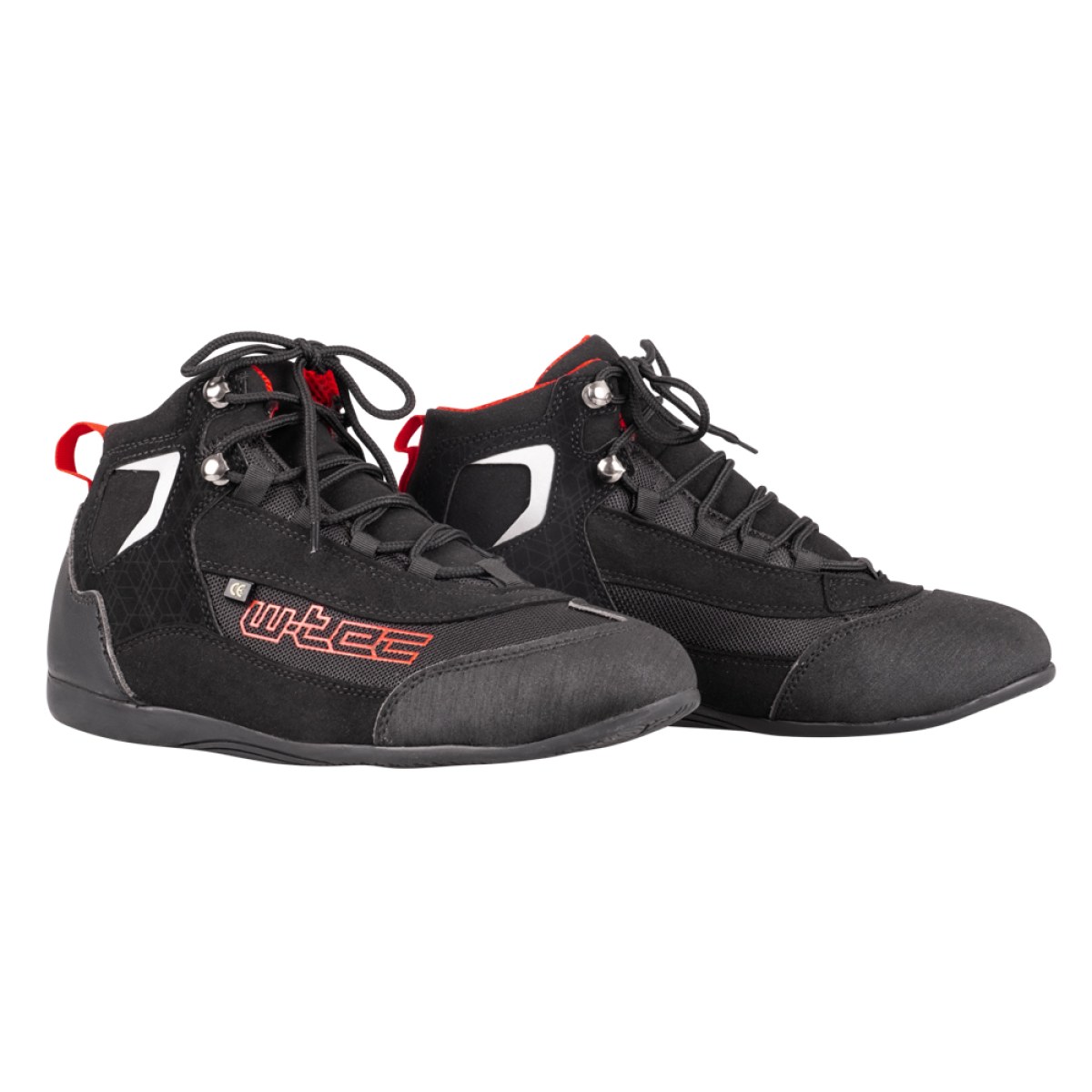 Dámske moto topánky W-TEC Dinvara - Veľkosť: 41 | Farba: Červená · záber 1