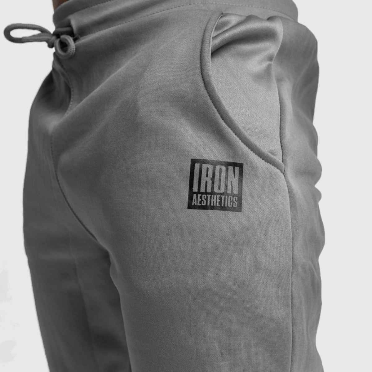 Jogger tepláky Iron Aesthetics Boxed, sivá · záber 5